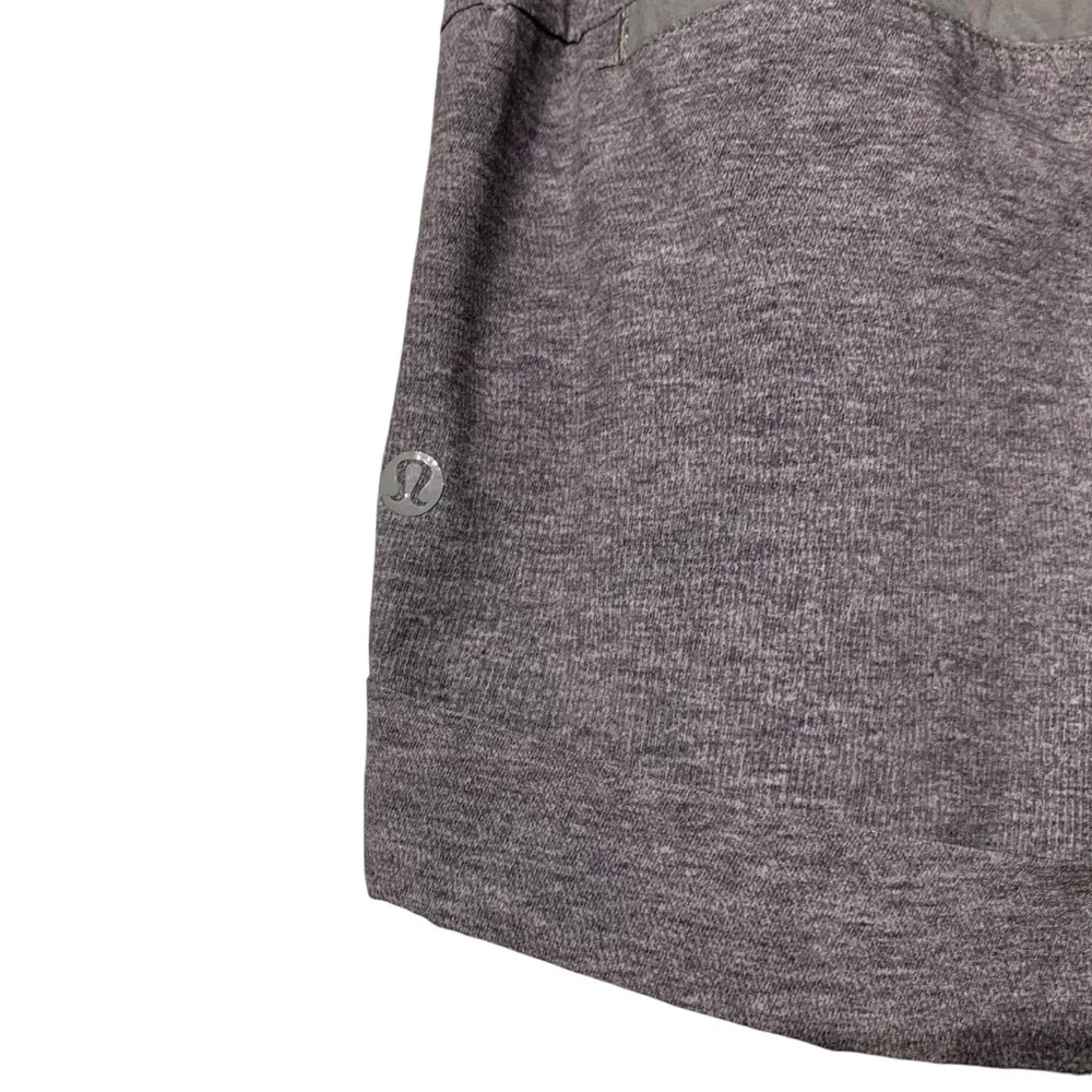 LULULEMON | Spring Break‎ Away Short II - Heathered Texture Printed Grey - Sz 6